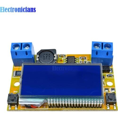 High Conversion! DC-DC 3A STN LCD Step-Down Power Supply Module Adjustable 5-23V To 0-16.5V Current Voltage Step Down Buck