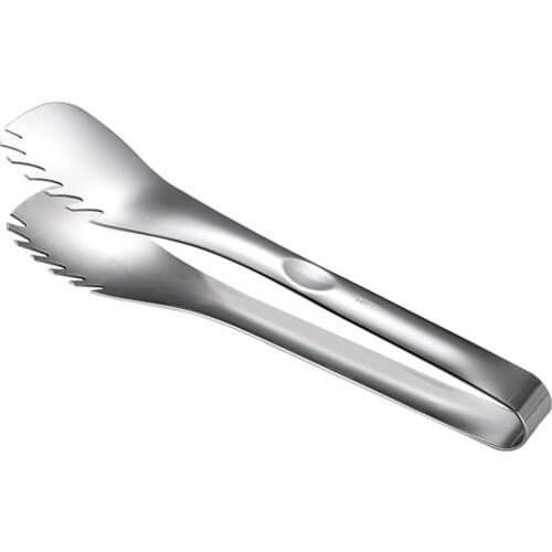 Bread Clip Kitchen Supplies Steak Clamps Food Tongs Tooth Type Silver For Barbecue Picnic Easy To Clean Stainless Steel