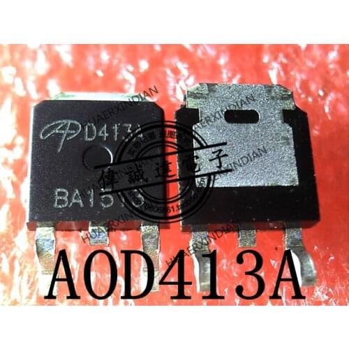 1Pieces New Original AOD413A D413A TO-252 In Stock Real Picture