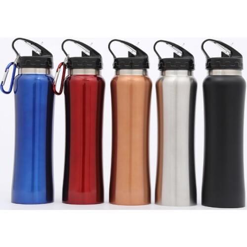 100pcs fashion 500ml 17oz Water Bottle Stainless Steel Beer Vacuum flask Double Wall Insulated Outdoor Thermal Insulation Bottle