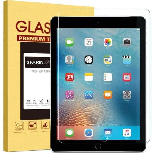 2 PACK 9H Tempered Glass Film Protection Shield Screen Protector for iPad 9.7" (2018 & 2017) /Pro 9.7/air/air 2