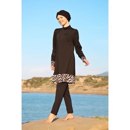2021 muslim Women jowl Game Full closed-black
