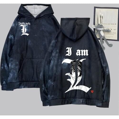 2021 new fashion Death Note L funny hoodie for woman/man