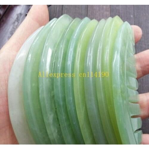 50pcs/lot Free Shipping Health Care Natural Stone Massage Guasha Comb health tools