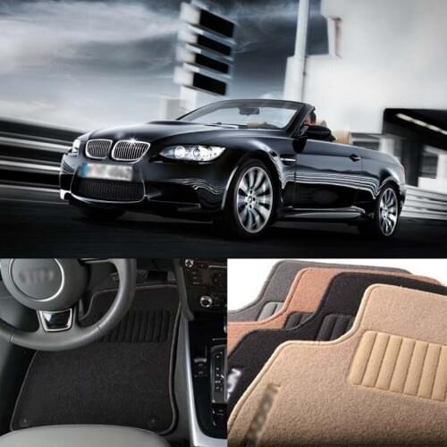 Premium Auto Fabric Nylon Anti-slip Floor Mats Carpet For BMW M3 E93 2 Doors 2007-2012/E92 2 Doors 2006-2012/E90 E91 2005-2012