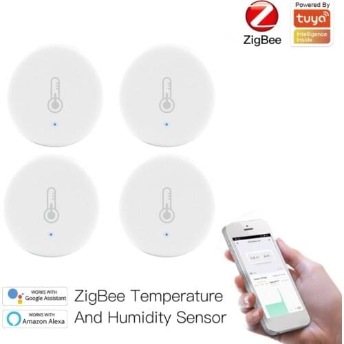 Tuya Temperature Humidity Sensor Alarm System Devices Intelligent Home Automation for Alexa Amazon Google Support General APP