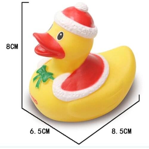 1 Pcs Baby Bath Toys Us President Trump Funny Rubber Duck Sound Squeaky Bathly Water Floating Yellow Duck Kids Toy