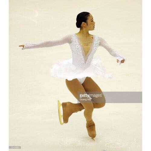 Kids Ice Skating Dresses Fashion Graceful New Brand Girls Figure Skating Dress Competition DR4058