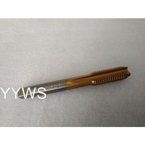 HSS TiN Coating Right Hand Machine Tap M12 1.5mm TPI Machine Metric Rigtht hand Tap M3×0.5 TPI