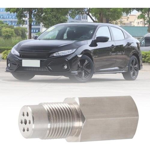 Reliable Metal Straight Oxygen O2 Sensor Spacer Adapter with Filter Metal O2 Sensor Adapter Professional for Truck