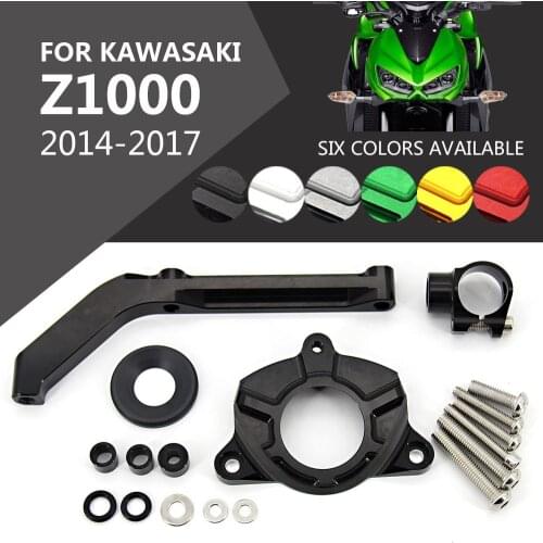CNC Direction Steering Damper Stabilizer Holder Bracket Mounting For KAWASAKI Z1000 Z 1000 2014 2015 2016 2017 14 15 16 17