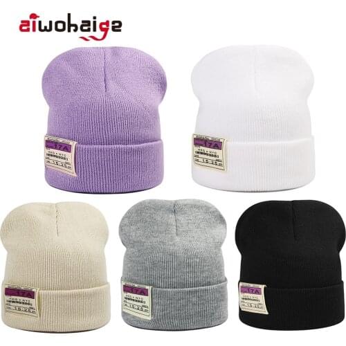 2021 New Winter Hat Womens Hat Fashion Patch Knitted Hat Outdoor Warm Hat Mens Hat Casual Sports Hat Multicolor Wholesale