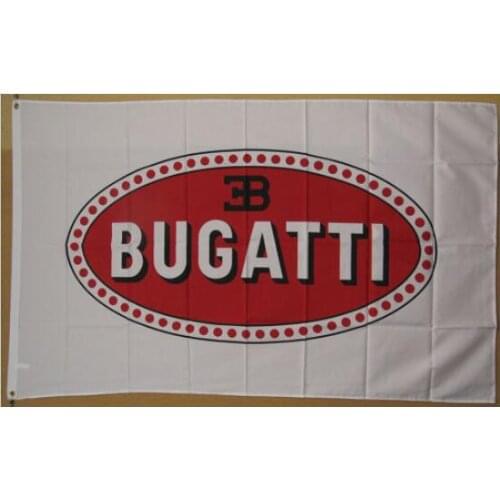 New Racing Car Racing Banner Flags for Bugatti Flag 3x5ft free shipping