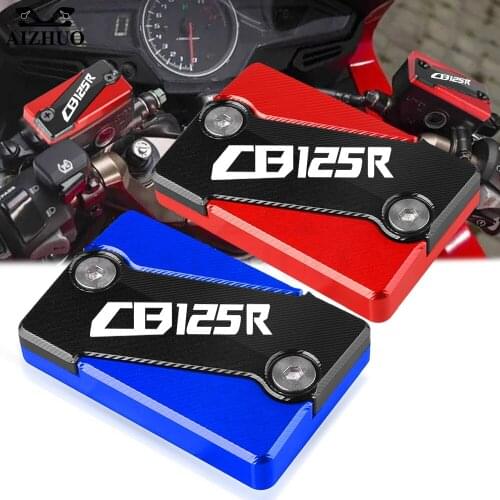 FOR HONDA CB125R CB 125 R Motorcycle Front Brake Clutch Cylinder Fluid Reservoir Cover Cap CB125 R 2018-2019 CB125 R Aluminium