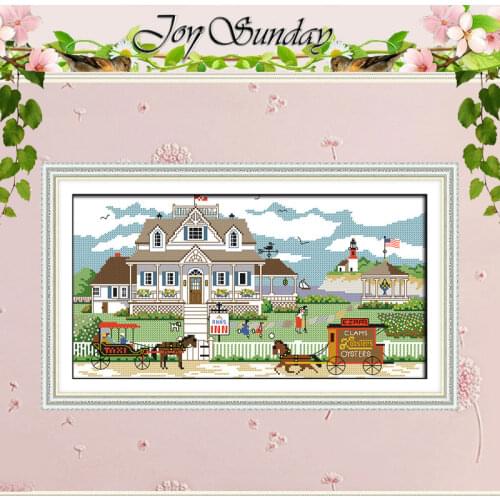 Happy Family Patterns Counted Cross Stitch 11CT 14CT Cross Stitch Set Wholesale DIY Cross-stitch Kit Embroidery Needlework