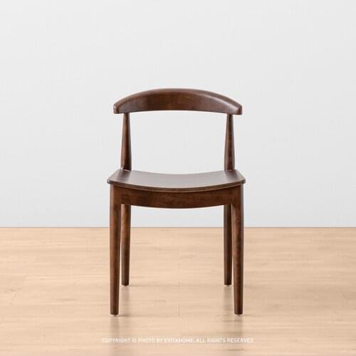 Light Luxury Modern Minimalist Designer Furniture Chair American Retro Restaurant Seat Solid Wood Dining Chair