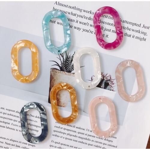 Acetic acid beads for jewelry making pendant diy material earrings jewelry findings line eardrop accessories handmade