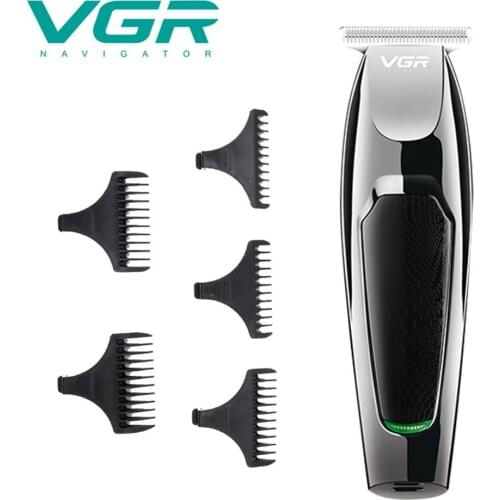 VGR Professional Hair Trimmer Waterproof Hair Machine Beard Trimer Face Hair Clipper Electric Hair Clippers Men Beard Trimmer