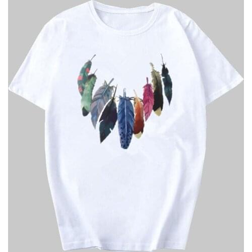 Harajuku Ladies T-shirt Watercolor High Heels Print Fashionable Street T-shirt Funny Viper T-shirt Woman Casual Punk T-shirt