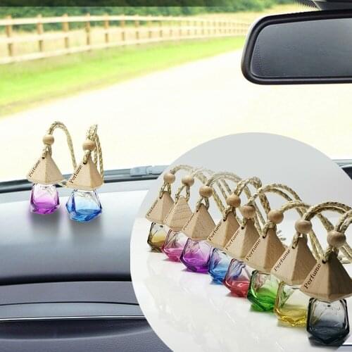 10X 8ml Empty Diffuser Car Perfume Air Freshener Hanging Ornament Gadget Bottles