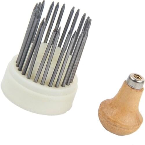 23pcs/Set Jewellers Beads Setting Tool Set Jewelry Gemstone Making Fix Kit Beading Needle