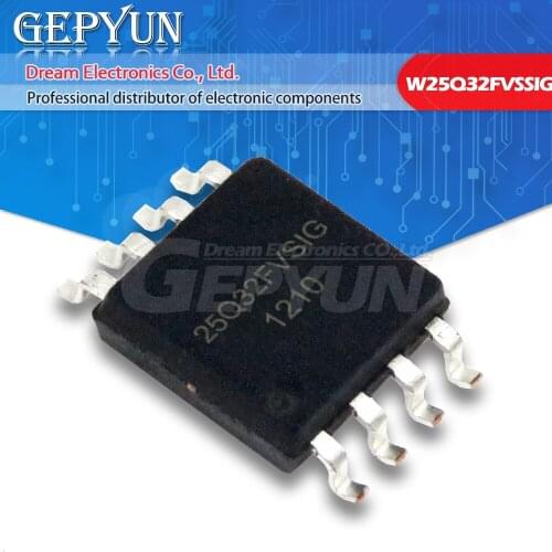 5PCS W25Q32FVSSIG SOP8 25Q32 SOP 25Q32FVSIG SOP-8 W25Q32FVSIG SMD W25Q32 new and original IC