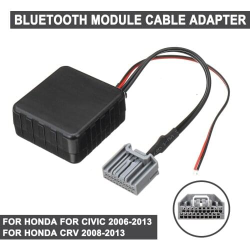 Car bluetooth Module Wireless Adapter Radio Media Interface For Honda for Civic 2006-2013 CRV 2008-2013 KROAK Aux Receiver Cable