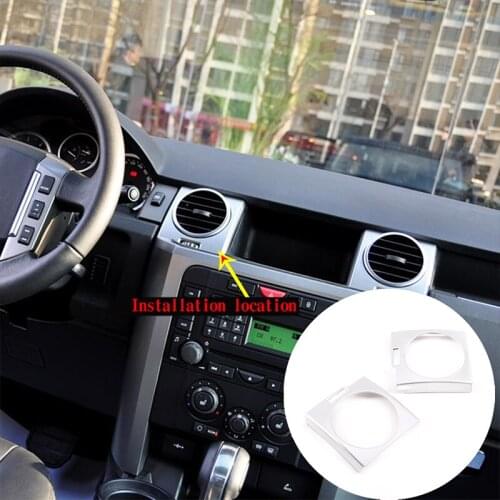 Car Central Control Air Outlet Decorative Frame ABS Auto Parts for Land Rover Discovery 3 LR3 2004-2009