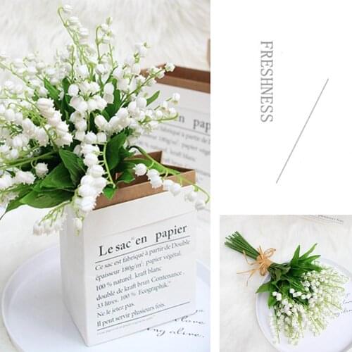 White Lily Of The Valley Flower Plants Indoor Rare Rich Beautiful Flowers Bell Plants Bonsai Plants Aroma Orchid M1X7