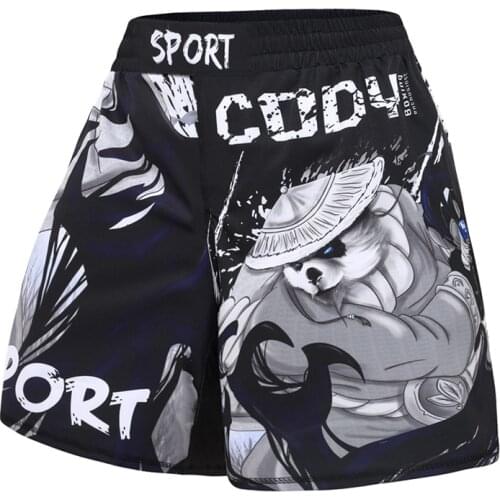 Cody Lundin Sublimation Printed Running Gym Pants New Design MMA Shorts For Children