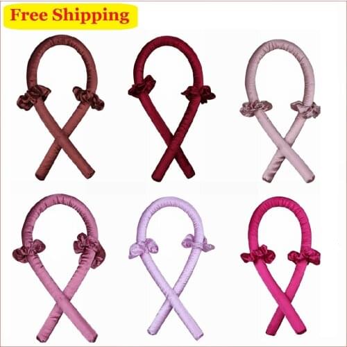 Sponge Hair Rollers Sleeping Hairdresser Tool Hair Wave Curling Rod No Heat Hairdressing Accessories Bands For Hairstyles Free