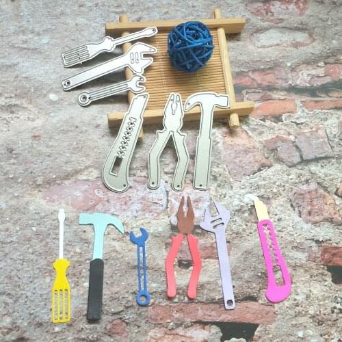 New 6 commonly used tools, metal cutting moulds, scrapbooks, decorative relief photo albums, decorative cards, DIY handicrafts