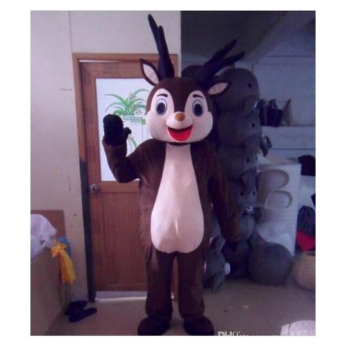 New Style Christmas deer Mascot Costume Adult Size deer cartoon costume party fancy dress Factory Direct Sale