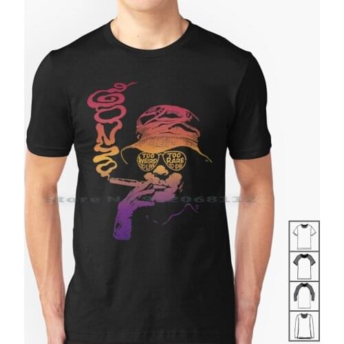 Psychedelic T Shirt 100% Cotton Hunter S Thompson 80s Fear And Loathing In Las Vegas Journalismus Gradient Hunter Hunter