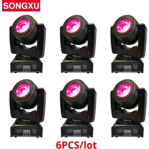 RGBW 4in1 60W LED Beam Moving Head Light 8/16 channels DMX Moving Head Light for Disco DJ Party Stage Light 6pcs/lot/SX-MH60B