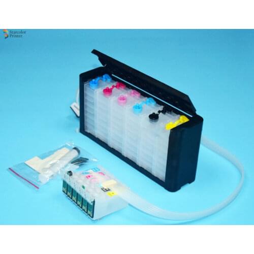 82N T0821N -T0826N Bulk Ciss System with ARC Chips for Epson 1410 TX700W TX800 R615 RX590 RX610 RX690 TX650 Printers Ink System