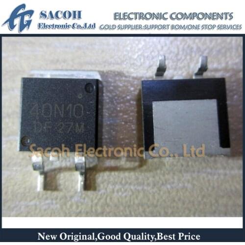 Free Shipping 10Pcs RF1S40N10LESM F40N10LE 40N10 TO-263 40A 100V Low Voltage Power MOSFET Transistor