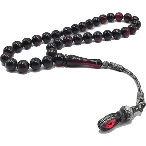 Turkish Prayer Worry Beads Muslim Amber Rosary Amber Prayer Beads Bernstein Bakelite Tasbih Misbaha Subha Tasbeeh Islamic Cherry