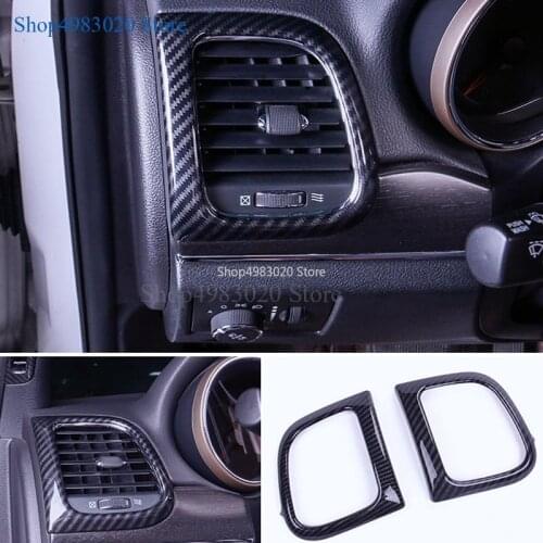 Car inner garnish cover trim front side Air conditioning Outlet Vent 2pcs For Jeep Grand Cherokee 2014 2015 2016 2017 2018