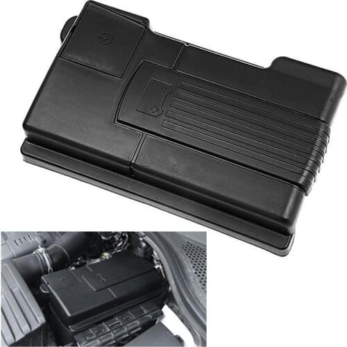 1pc Battery Protection Cover for Volkswagen Tiguan Touran Car Engine Battery Cover Shell Dustproof Protector Car Interior Parts
