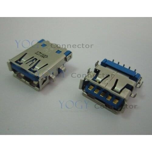 10pcs 17mm USB 3.0 jack fit for Asus U46E U46E-BAL7 series usb board and other laptop motherboard female usb3.0 connector