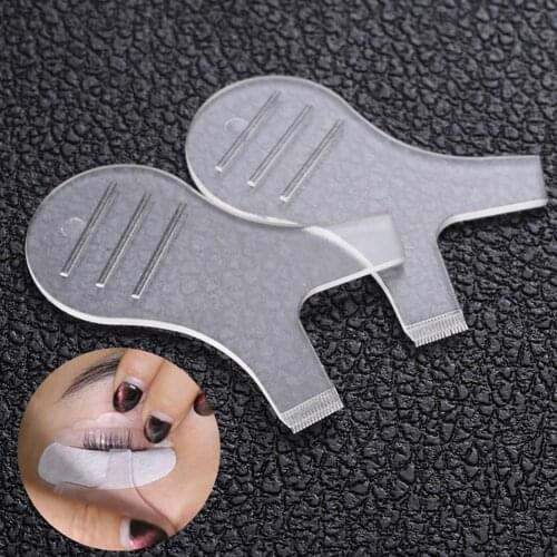 10Pcs Lash Perm Brushes Y Shape Reusable Silicone Grafting Eyelash Brushes Eyelash Extension Supplies