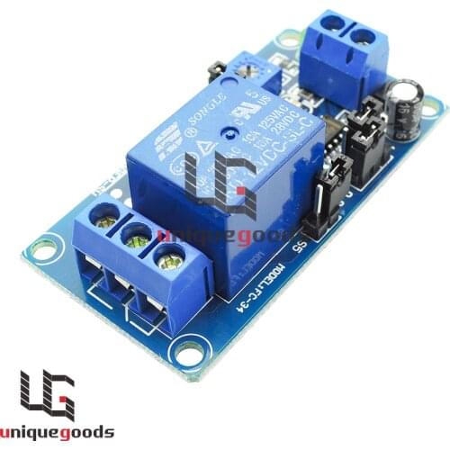 DC 12V delay turn on / delay off relay timer module 0.1s to 1 hour