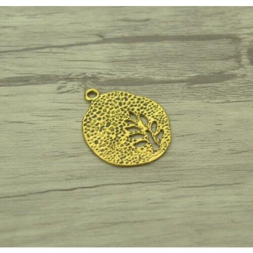 15pcs/lot Fashion Antique gold Alloy tree Charms Fit Pendants & Necklace Jewelry Findings DIY Handcraft 28*23mm Q213