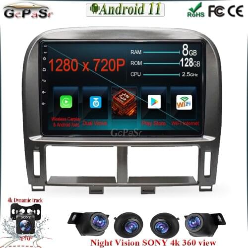 6G+128G 9'' Android 11 For Lexus LS430 XF30 LS 430 2000 - 2006 For Toyota Celsior XF30 car radio Multimedia Video Player