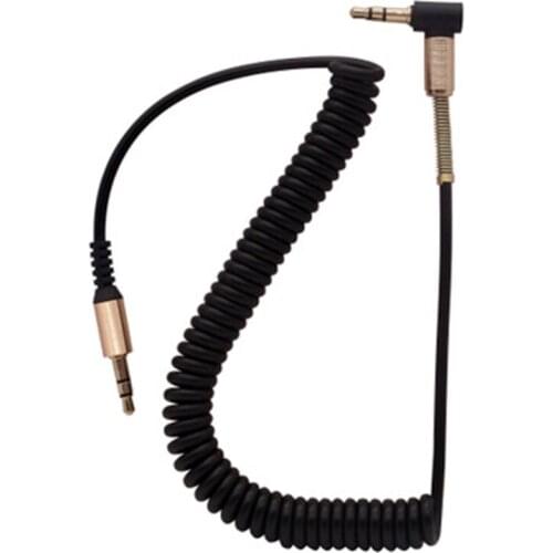 3.5mm Jack Audio Cable 3.5 Male To Male Cable Audio 90 Degree Right Angle AUX Cable for Car Headphone MP3/4 Aux Cord