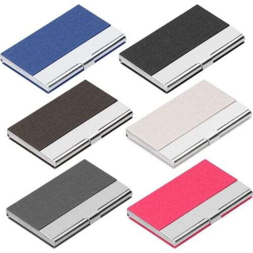 Business Card Holder Stainless Steel Name Card Case For Traveling And Home Use