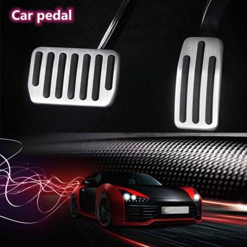 WORMS For Tesla Model 3 Y 2021 Accessories Model 3 Aluminum Alloy Accelerator Brake Rest Pedal Car Foot Pedal Pads Covers Three