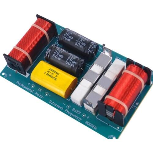 350W Deep Bass Audio Crossover 1 Way Pure Subwoofer Frequency Divider Deep Bass Subwoofer Speaker Filter 8-12Inch Speaker Modify