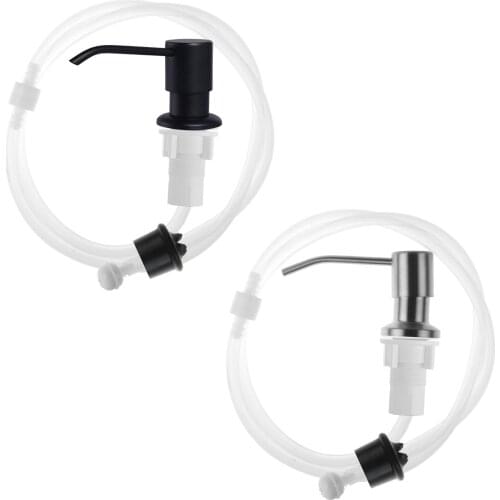Inch Sink Soap Dispenser With Extension Tube Kit Bottle Replacement For Kitchen Sink Metal Under Deck Counter In Sink First-rate